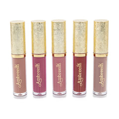 5 mini liquid lipsticks standing up